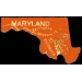 MARYLAND PIN MD STATE SHAPE PINS